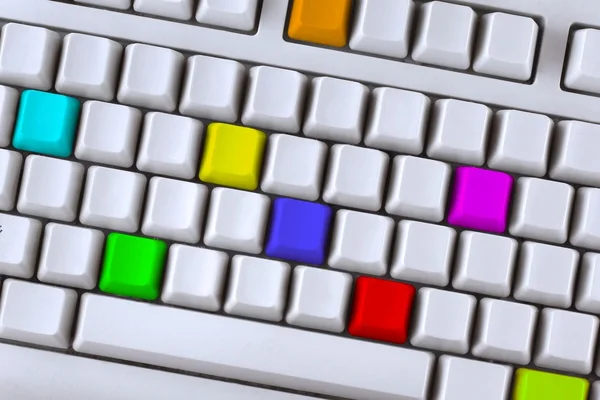 Leere Tastatur — Stockfoto