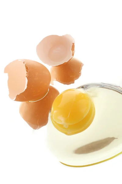 Ødelagte egg – stockfoto