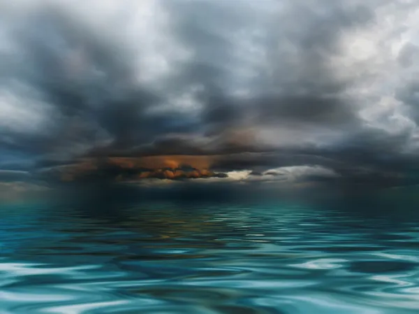 바다에 폭풍우 — 스톡 사진