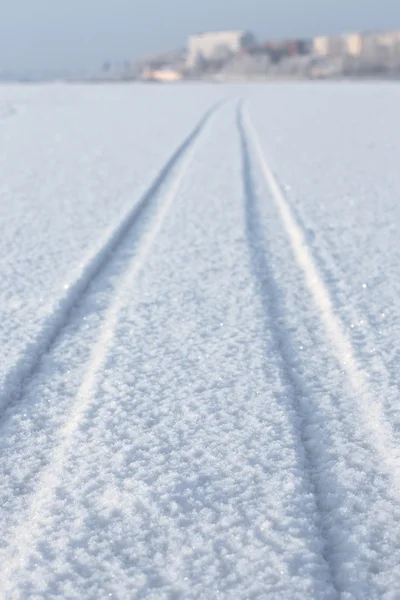 스키 트랙 — 스톡 사진
