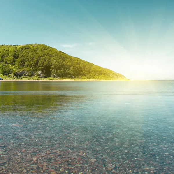 Море з сонячного світла — стокове фото