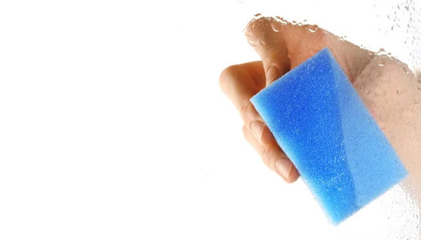 stock image Hand with sponge