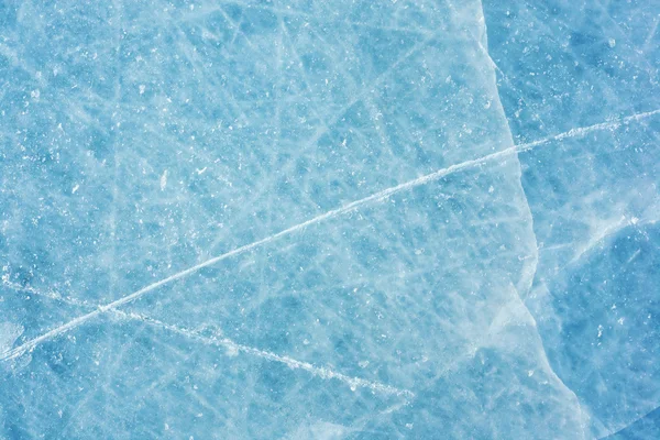 青い氷の表面を傷 — ストック写真