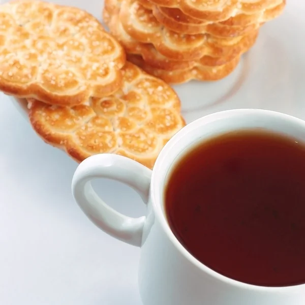 Ранок-чай — стокове фото