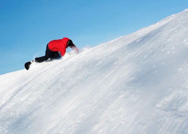 Snowboardzistka — Zdjęcie stockowe