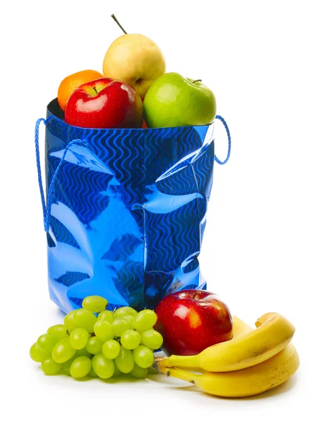 Τσάντα με φρούτα — Φωτογραφία Αρχείου