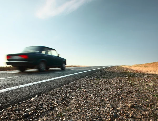 stock image Road and car