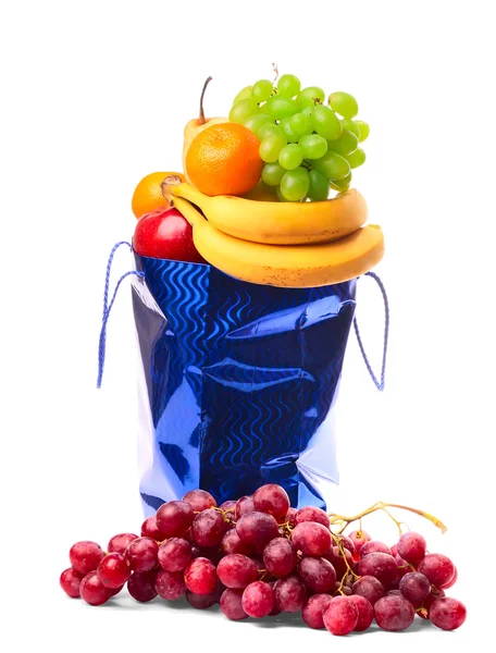 Torba z owocami — Zdjęcie stockowe
