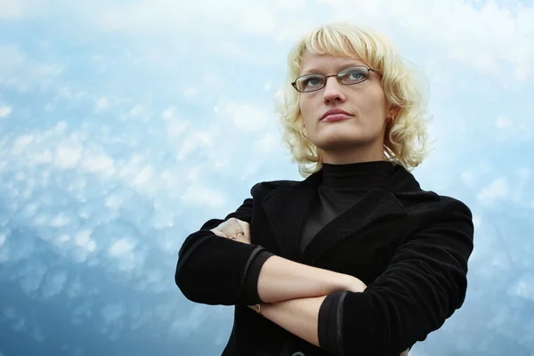 stock image Woman in glasses