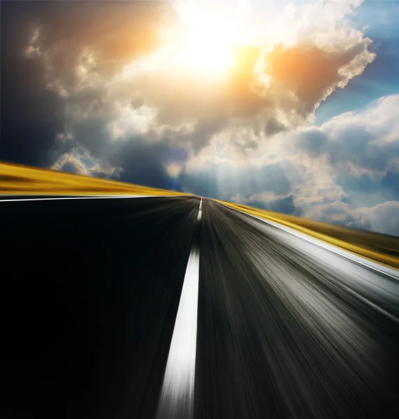 Road and sky — Stock Photo, Image