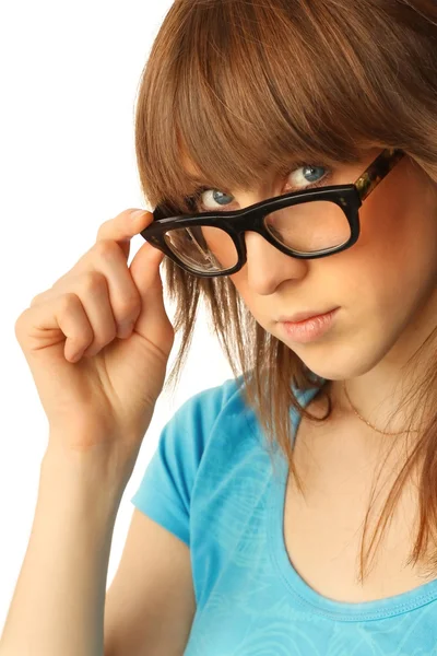 Woman in glasses Stock Photo