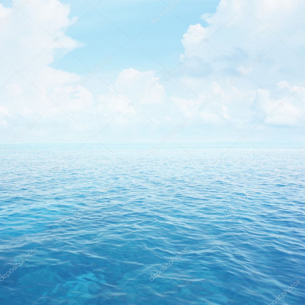 Blue clear sea