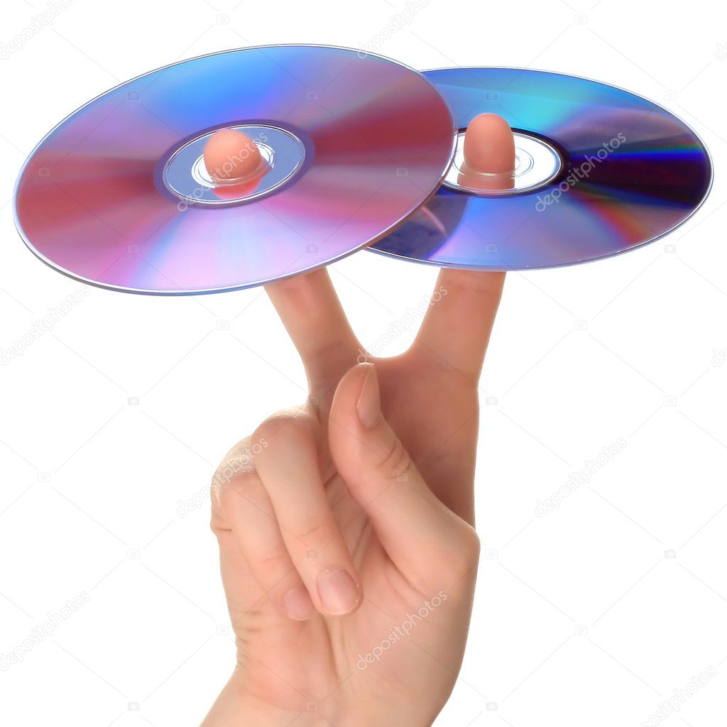 CD on fingers