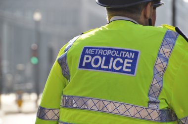 Metropolitan police in London clipart