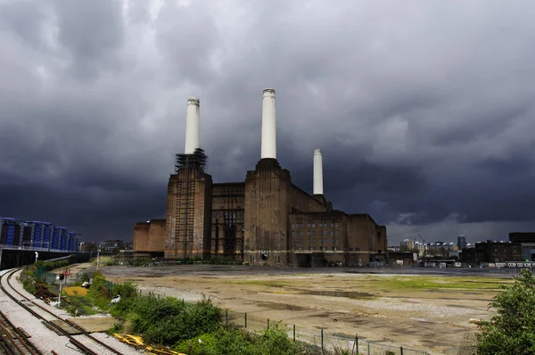 Usina elétrica de Battersea em Londres — Fotografia de Stock