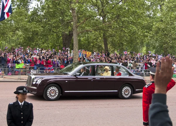 Королевская свадьба принца Уильяма и Кейт Миддлтон — стоковое фото