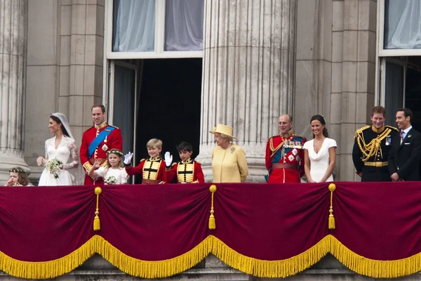 Het koninklijk huwelijk van Prins william en kate middleton — Stockfoto