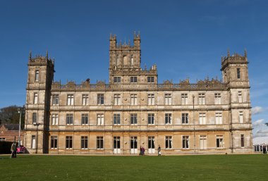 Highclere Castle which features as Downton Abbey clipart