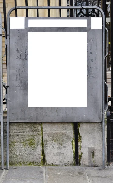 Officiella valet billboard med kopia utrymme — Stockfoto