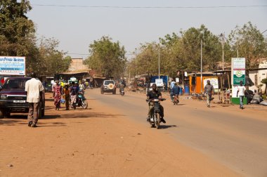 A street of Bamako clipart