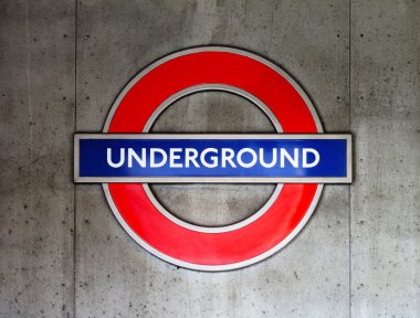 London underground sign clipart