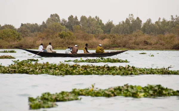 Αλιείς Bozo έξω από Μπαμάκο, Μάλι — Φωτογραφία Αρχείου
