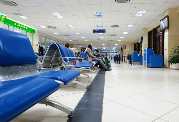 Зал ожидания аэропорта Бамако-Шойноу — стоковое фото