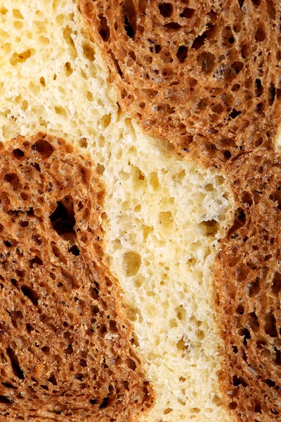Bröd färsk puff?? råg och vete mjöl konsistens — Stockfoto