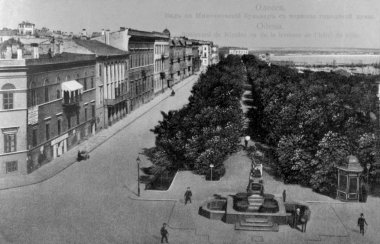 Old Odessa -foto vintage series 18 century clipart