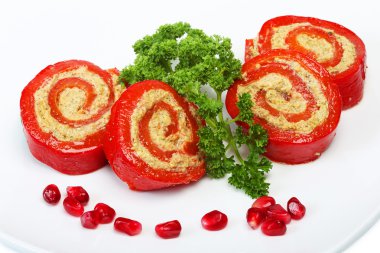 Stuffed peppers clipart