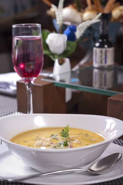 Apetyczny danie zupa — Zdjęcie stockowe