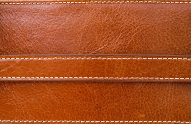 Texture of brown leather clipart