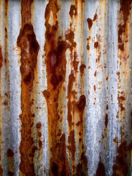 Folha de zinco velho vertical — Fotografia de Stock