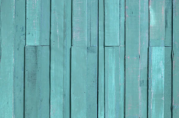 Green color paint plank wall — Stock Photo, Image