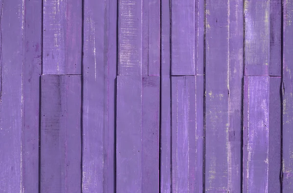 Purple color paint plank wall — Stock Photo, Image