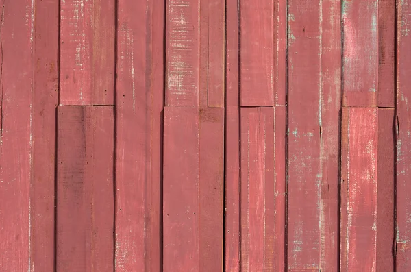 Röd färg måla plank vägg — Stockfoto