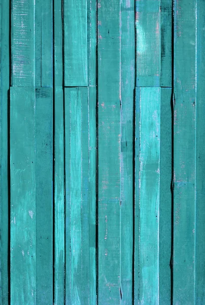 Texture of Green color paint plank vertical — Stock Photo, Image