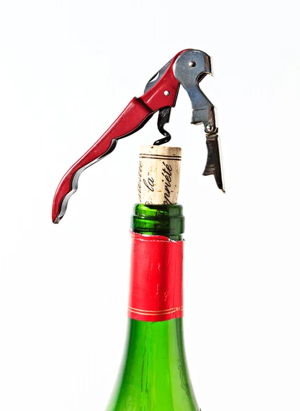 Red corkscrew — Stock Photo, Image