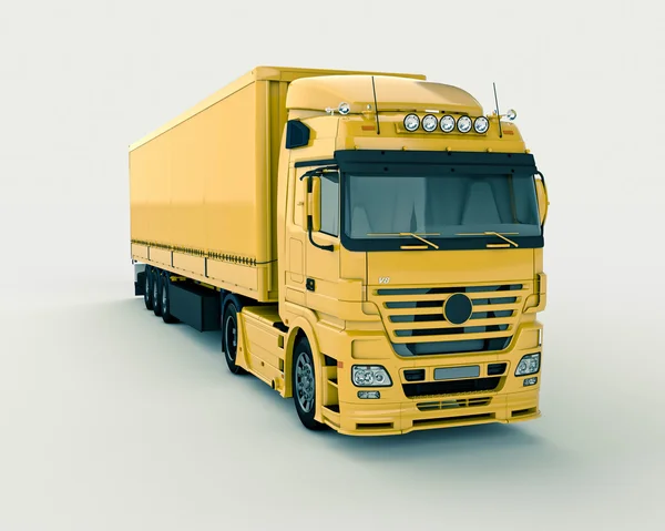 Truck on a light background — Stock Photo, Image