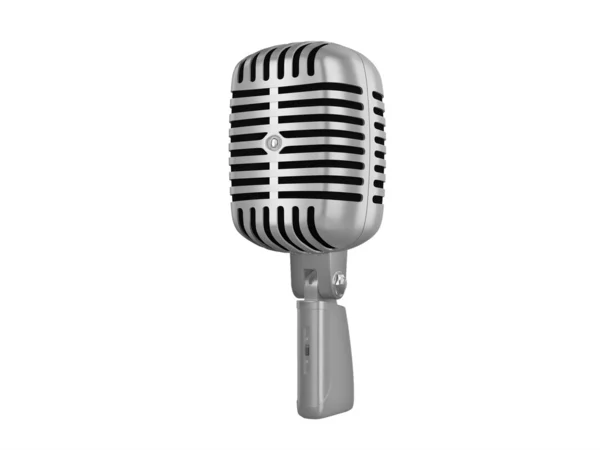 Студийный ретро микрофон — стоковое фото