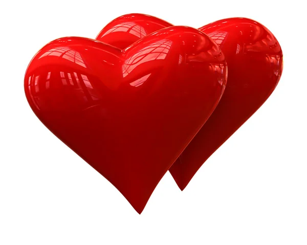 A couple of hearts — Stock Photo, Image