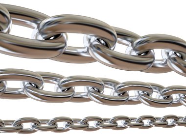 Metal chain isolated clipart