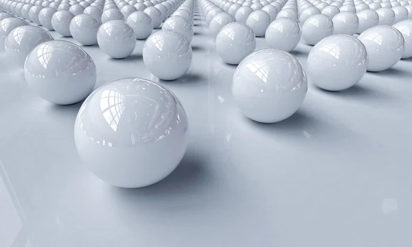 Белые шары — стоковое фото