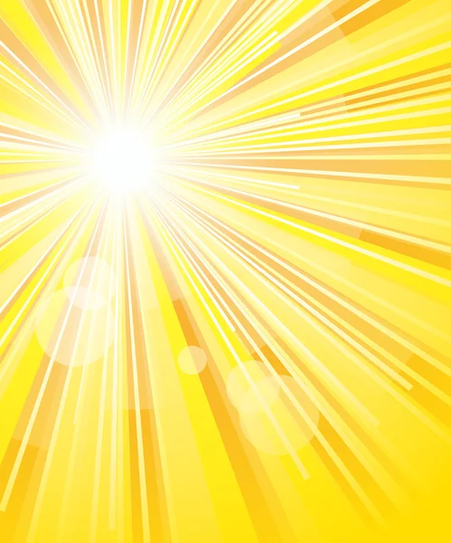 太陽光線 — ストックベクタ