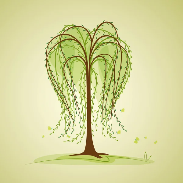 桦木绿色 — 图库矢量图片