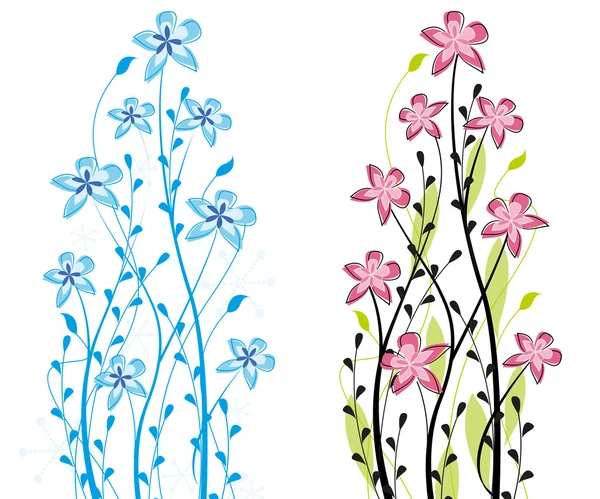 Decoratieve bloem — Stockvector