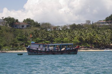 Vietnam tipik houseboat