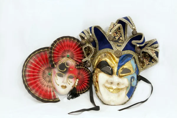 stock image Two Carnival mask