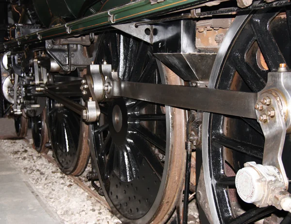 Motor de tren de vapor . —  Fotos de Stock