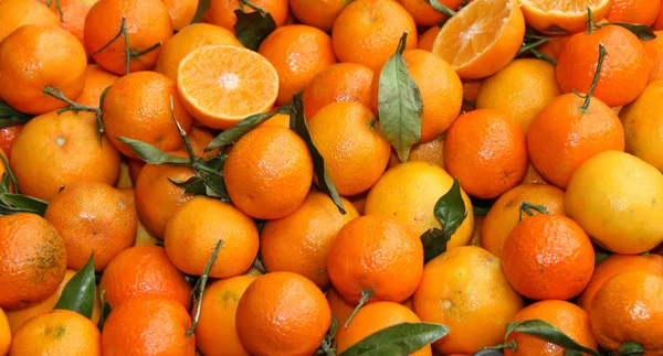 Sweet Clementine Oranges. — Stock Photo, Image